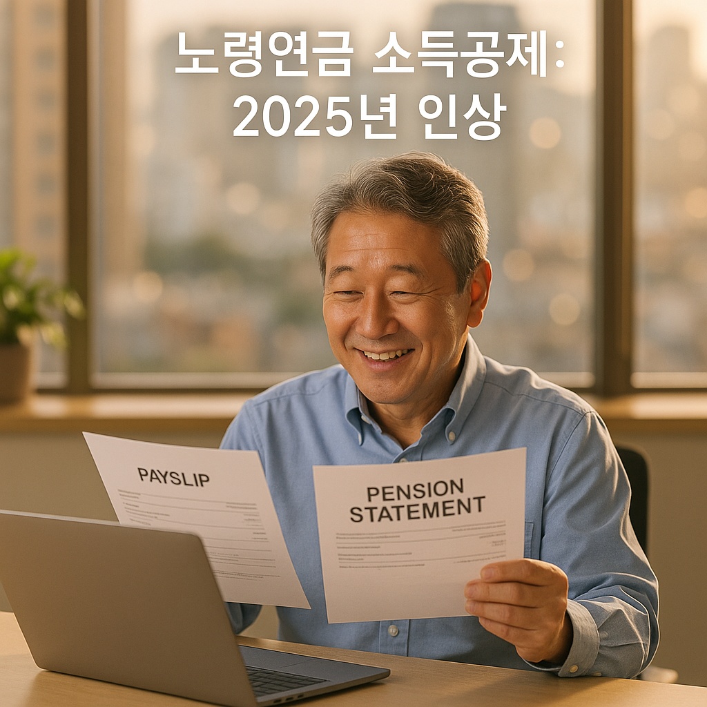 노령연금 감액 기준 상향으로 일하는 어르신의 무감액 혜택