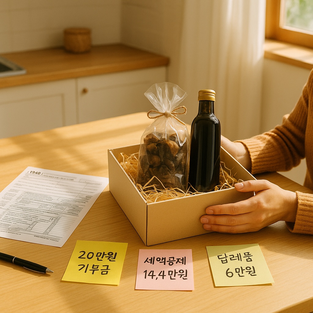 고향사랑기부금 세액공제 확대 혜택으로 답례품을 받는 기부자