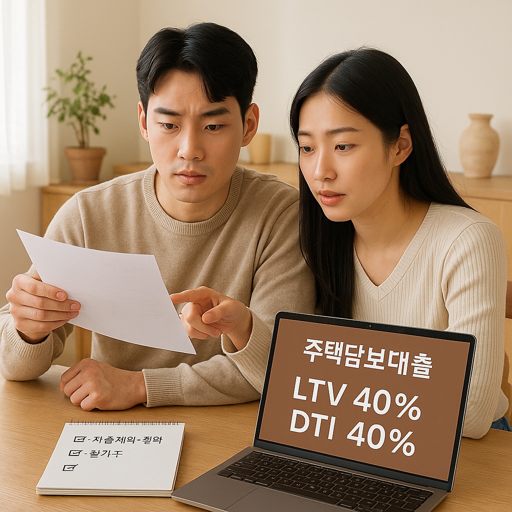 투기과열지구 지정 이후 내 집 마련 전략을 점검하는 부부