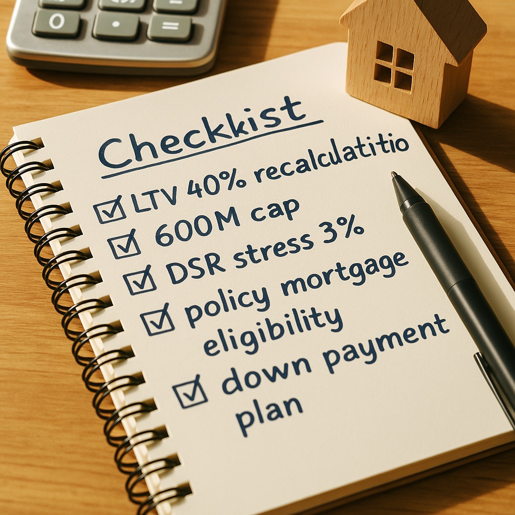 주담대 LTV 축소 대응 체크리스트와 자금계획