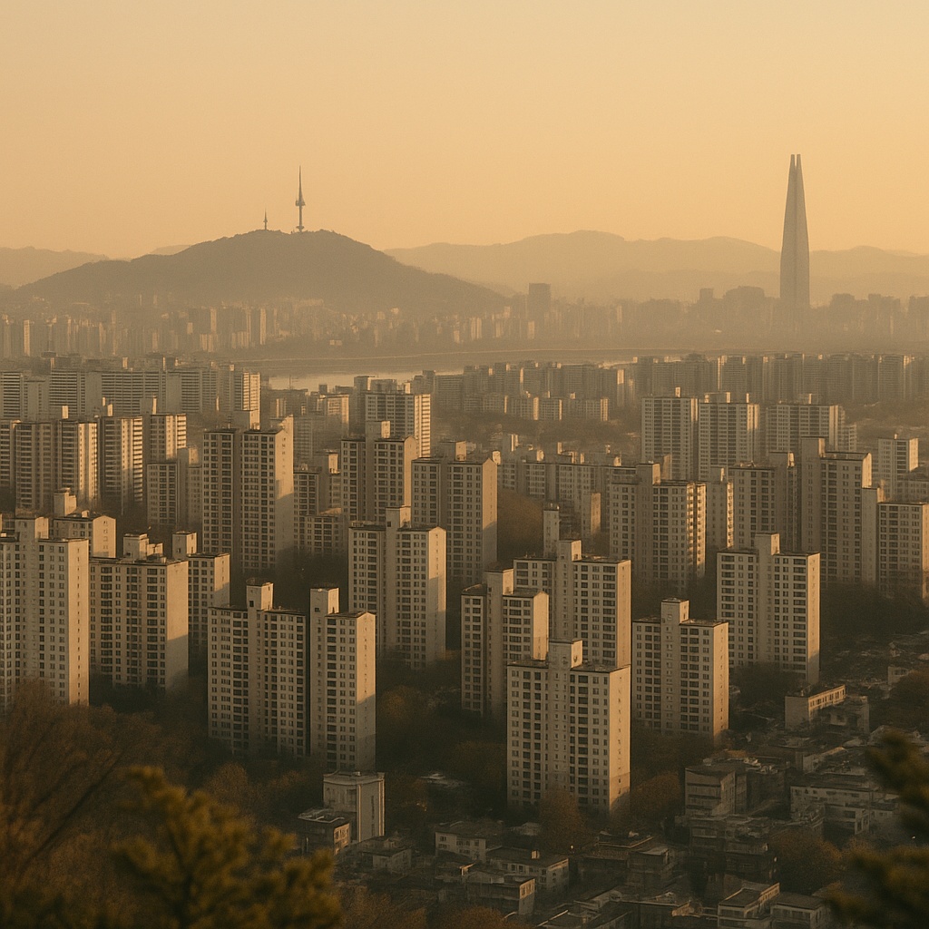 주택시장 안정 대책과 서울 아파트 전경